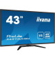 Ecran PC - IIYAMA - X4373UHSU-B1 - 43 VA LED 4K 3840 x 2160 - 3ms - 60Hz - 2 x HDMI 1 x DP 1x mini DP