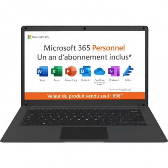 PC portable - THOMSON - NEO14 - 14,1 - Intel Celeron N4020 - RAM 4Go - SSD 128Go - UHD 600 Graphics - Win 11H - AZERTY