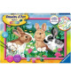 Numéro d'art - grand format - Lapins dans le pré - Ravensburger - Kit complet de Peinture au numéro - Des 7 ans