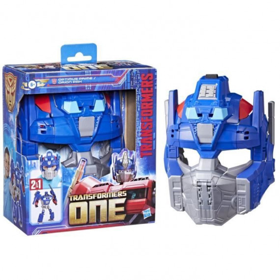 Transformers One figurine 2-en-1 Optimus Prime (Orion Pax) de 25 cm, se convertit en masque, jouets interactifs pour filles e…