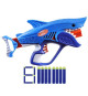 Nerf Junior Wild blaster Sharkfire, facile a utiliser, 8 fléchettes Nerf Elite, a partir de 6 ans