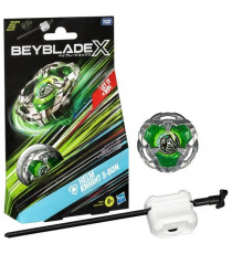 Beyblade X, Starter Pack Helm Knight 3-80N avec toupie de compétition a rotation droite de type défense et lanceur, a partir …