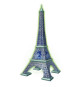 Ravensburger-Puzzle 3D Tour Eiffel phosphorescente 50 ans-Des 10 ans-216p numérotées a assembler sans colle-Accessoires inclu…