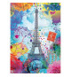 Nathan-Puzzle 1500 pieces-Tour Eiffel multicolore/Lars Stewart-Adultes et enfants des 14 ans-Puzzle de qualité supérieure-120…