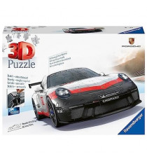 Ravensburger-Puzzle 3D Porsche 911 GT3 Cup-Des 10 ans-108 pieces numérotées a assembler sans colle-Accessoires inclus-11557