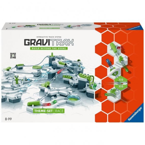 Ravensburger-GraviTrax Starter Set Race-180 pieces-Jeu de construction créatif-Parcours de billes a construire-Des 8 ans-22439