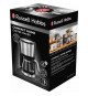 RUSSELL HOBBS 24210-56 Cafetiere Filtre 625ml Compact Home, Café Rapide en 7mn, Cuillere Dosette, Maintien au Chaud - Inox Br…