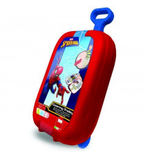 Trolley - MULTIPRINT - 64817 - 7 tampons Spiderman, 5 crayons, 18 feutres