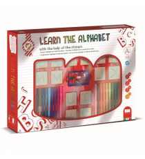 Coffret Apprends l'alphabet - MULTIPRINT - 1941 - lettres capitales