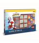 Coffret de tampons - MULTIPRINT - 4135 - Spidey et ses Amis - 7 tampons bois et latex, 12 feutres Giotto, regle, album coloriage