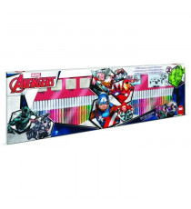 Coffret coloriage - MULTIPRINT - 18873 - 60 feutres 4 tampons Avengers