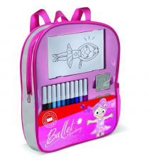 Sac a dos garni - MULTIPRINT - 24106 - 4 tampons Ballet