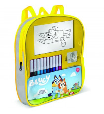 Sac a dos garni - MULTIPRINT - 24120 - 4 tampons Bluey