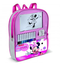 Sac a dos garni - MULTIPRINT - 24866 - 4 tampons Minnie