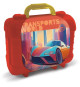 Travel Set - MULTIPRINT - 42930 - 5 tampons Les Transports, 10 crayons