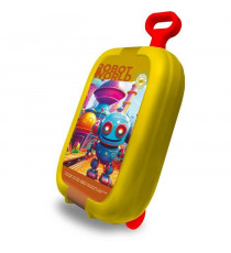 Trolley - MULTIPRINT - 64010 - 7 tampons Les Robots, 5 crayons, 18 feutres