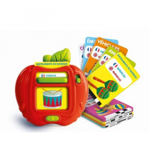 CLEMENTONI - Mes 100 premiers mots Bilingue - Jouets éducatifs - 2 modes de jeux : Quiz et découverte - Sons et comptines