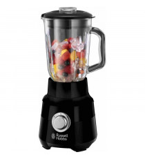 Blender - RUSSELL HOBBS - Matte Black 24722-56 - 650 W - Noir mat - Bol verre 1,5 L - 2 vitesses + pulse