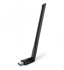 Clé WiFi AC1300 Mbps - TP-Link Archer T3U Plus - Antenne a gain élevé 5dBi - Compatible avec Windows et macOS