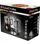 Robot Multifonction - RUSSELL HOBBS - Matte Black 24732-56 - 600 W - Bol 2,5 L - Lames inox - Disque réversible - Noir mat
