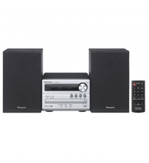 PANASONIC - SCPM250BEGS - Micro chaîne Cd - Bluetooth - USB x 1 - 2 enceintes (20W) - MP3 - Noir et gris