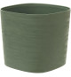 Pot avec réserve d'eau - GARDEN ID Respect - Vert-de-gris 20 x 20 cm - 100% déchets ménagers - 100% recyclable - Surface stru…