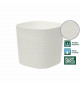 Pot avec réserve d'eau - GARDEN ID Respect - Blanc 25 x 25 cm - 100% déchets ménagers - 100% recyclable - Surface structurée