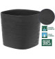 Pot avec réserve d'eau - GARDEN ID Respect - Noir-Anth 25 x 25 cm - 100% déchets ménagers - 100% recyclable - Surface structu…