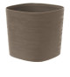 Pot avec réserve d'eau - GARDEN ID Respect - Taupe 40 x 40 cm - 100% déchets ménagers - 100% recyclable - Surface structurée.