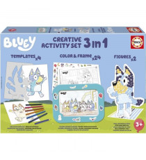 Set créatif - EDUCA - Décoration et modelage des personnages Bluey - 3 activités des 3 ans
