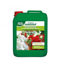 BSI - Engrais Minéral Pour Géranium - Pour Les Especes De Géranium - Oligo-Eléments Soluble Dans l'Eau - 5L