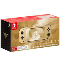 Console portable Nintendo Switch Lite  Édition Limitée Hyrule + 12 mois d'abonnement NSO avec Pack Additionel (Code)