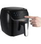 Friteuse a air - RUSSELL HOBBS - SatisFry Medium 4L - 27160-56 - 1350 W - 4 L - 10 programmes - Noir