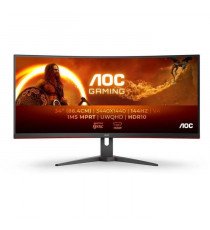 Écran PC incurvé AOC CU34G2XE 34 WQHD Dalle VA 144Hz 1ms 1 HDMI 1DP Adaptive Sync Noir