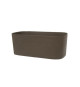 Jardiniere XL a réserve d'eau - GARDEN ID Respect - Taupe 80 x 38 cm - 100% déchets ménagers - 100% recyclable - Surface stru…