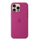 APPLE iPhone 16 Pro Max- Coque en silicone avec MagSafe - Fuchsia