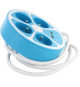 Multiprise design circulaire - CHACON -  4X16 A - Cordon 1,5 m - Avec 2 USB-A + Interrupteur - Bleu