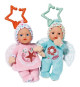 Baby Born - 2 Poupées chiffons Anges - 18cm - Peut se fixer - Hochet intégré - Tout doux - A partir de 0 mois