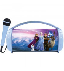 Enceinte Bluetooth Sans-Fil Lumineuse avec Micro La Reine des Neiges