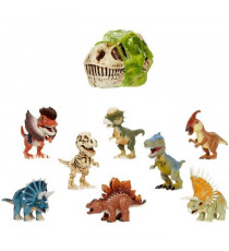 GrossMos - Tete de dinosaure géante - Découvre tes mini dinosaures dans le slime - 4 modeles a collectionner - Aléatoire