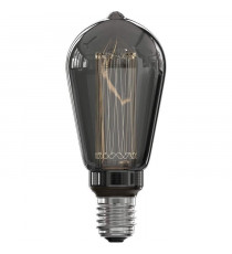 Ampoule LED E27 - CALEX - GLASSFIBER RUSTIC ST64 - 3,5 W - 40 lm - 2000 K - Intensité variable - Titanium