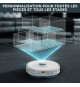 ROWENTA Aspirateur Robot Laveur, Navigation laser ultraprécise, Réglages personnalisés, X-Plorer RR8567WH