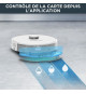 ROWENTA Aspirateur Robot Laveur, Navigation laser ultraprécise, Réglages personnalisés, X-Plorer RR8567WH