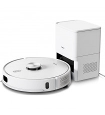 MEDION X41 SW+ - Robot Aspirateur Laveur avec station de Vidage - 200 min - Aspiration Puissante de 8000 Pa - Navigation Laser