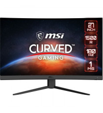 Écran PC Gamer - MSI - G27C4 E3 - 27 - Dalle Rapid VA - FHD - 1 ms - 180 Hz - Adaptive Sync - DP + HDMI - Compatible VESA