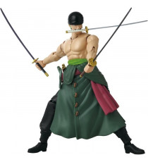 Figurine Anime Heroes - BANDAI - One Piece Zoro Style 3 épées 17 cm - 16 points d'articulation