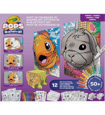 Créatif - CRAYOLA - POPS 3D Color Pops Gift Set - Plus de 12 activités en 3D! Des 6 ans