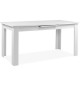 Table extensible - BIRMINGHAM - 80B - Ouverture synchonisée automatique - Décor blanc -  8 / 10 personnes - 160-200 x 75 x 80 cm