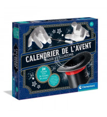 CLEMENTONI - Calendrier de l'avent Magie - 24 Jours : 24 Tours de magie - Manuel illustré pour apprendre les tours