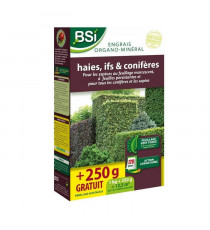 Engrais pour Bio Haie/If/Conifere - BSI - Feuillage vert fonçé - Action longue duree - 12,5 m²